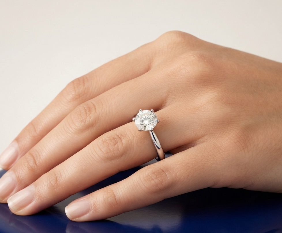 ROUND SOLITAIRE ENGAGEMENT RING