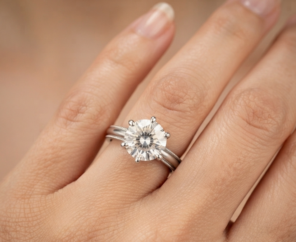 SOLITAIRE ROUND ENGAGEMENT RING
