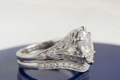 MARQUISE DIAMOND VINTAGE RING SET