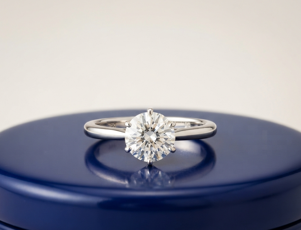 ROUND SOLITAIRE ENGAGEMENT RING