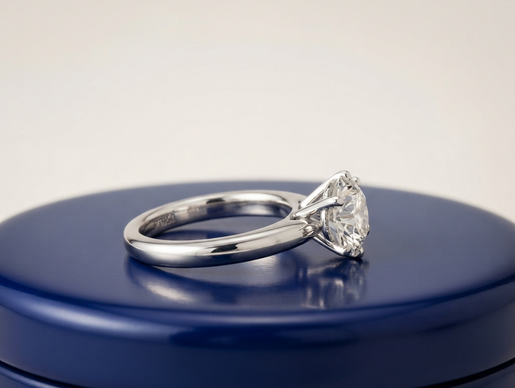 ROUND SOLITAIRE ENGAGEMENT RING
