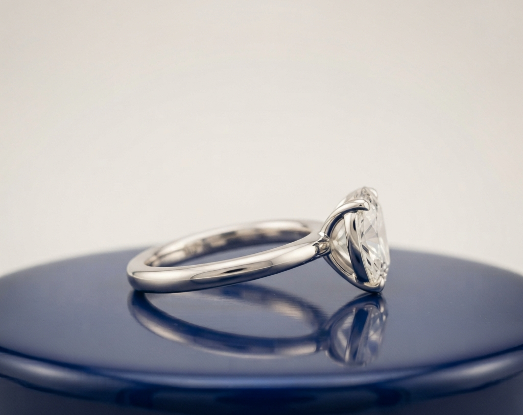 SOLITAIRE PEAR ENGAGEMENT RING