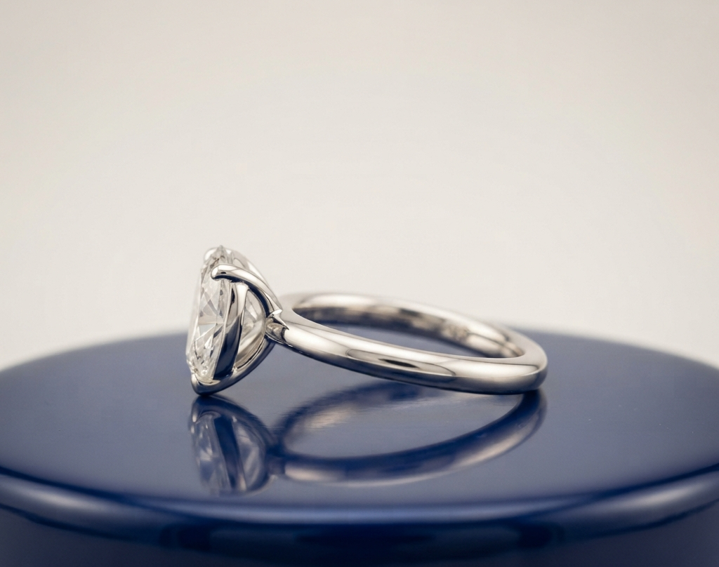 SOLITAIRE PEAR ENGAGEMENT RING