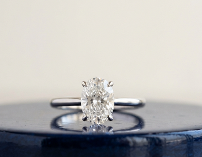 OVAL SOLITAIRE ENGAGEMENT RING