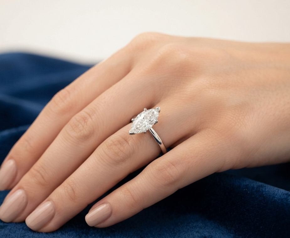 MARQUISE SOLITAIRE ENGAGEMENT RING