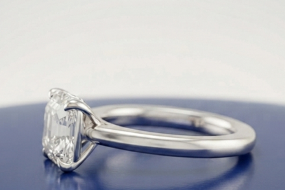ASSCHER SOLITAIRE ENGAGEMENT RING