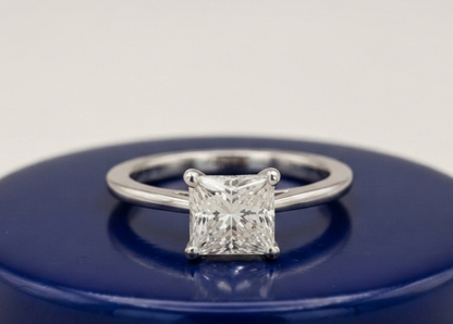 PRINCESS SOLITAIRE ENGAGEMENT RING
