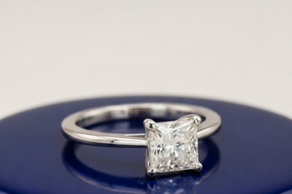 PRINCESS SOLITAIRE ENGAGEMENT RING