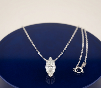MARQUISE DIAMOND PENDANT NECKLACE
