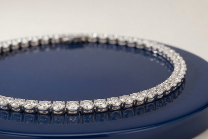 ROUND DIAMOND TENNIS NECKLACE