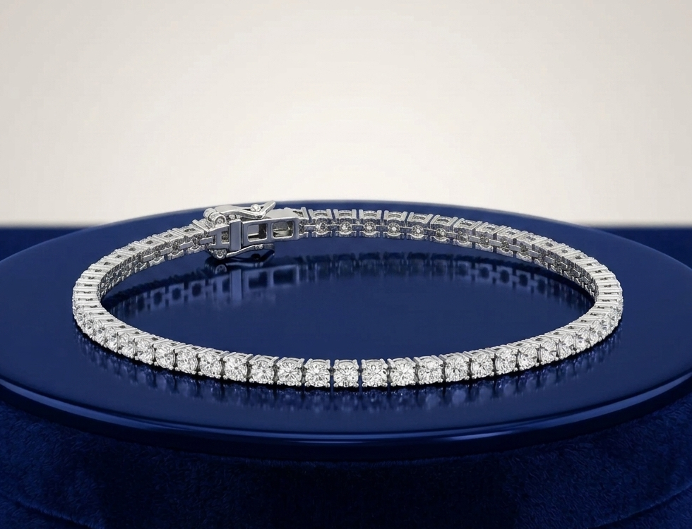 ROUND DIAMOND TENNIS BRACELET