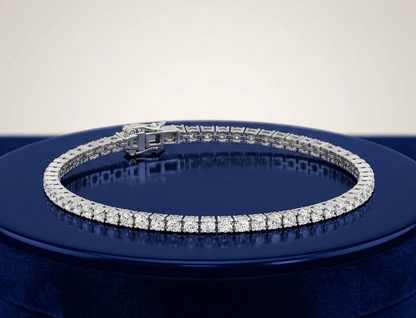 ROUND DIAMOND TENNIS BRACELET