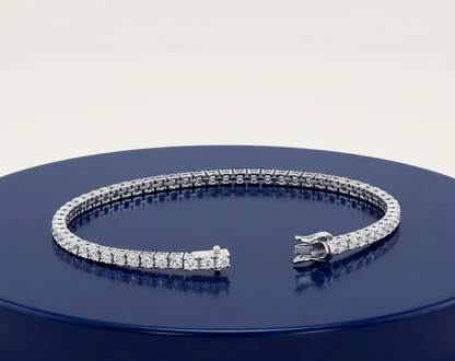 ROUND DIAMOND TENNIS BRACELET