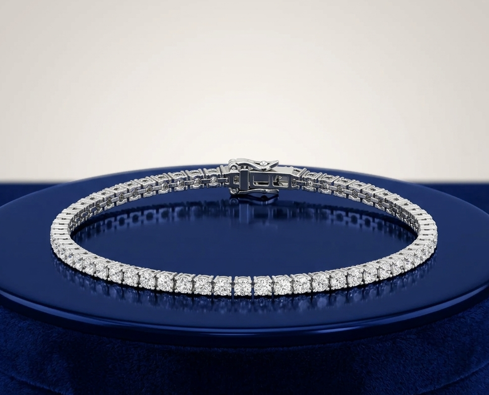 ROUND DIAMOND TENNIS BRACELET