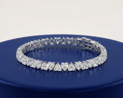 HEART DIAMOND TENNIS BRACELET