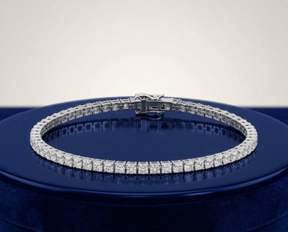 PRINCESS DIAMOND TENNIS BRACELET