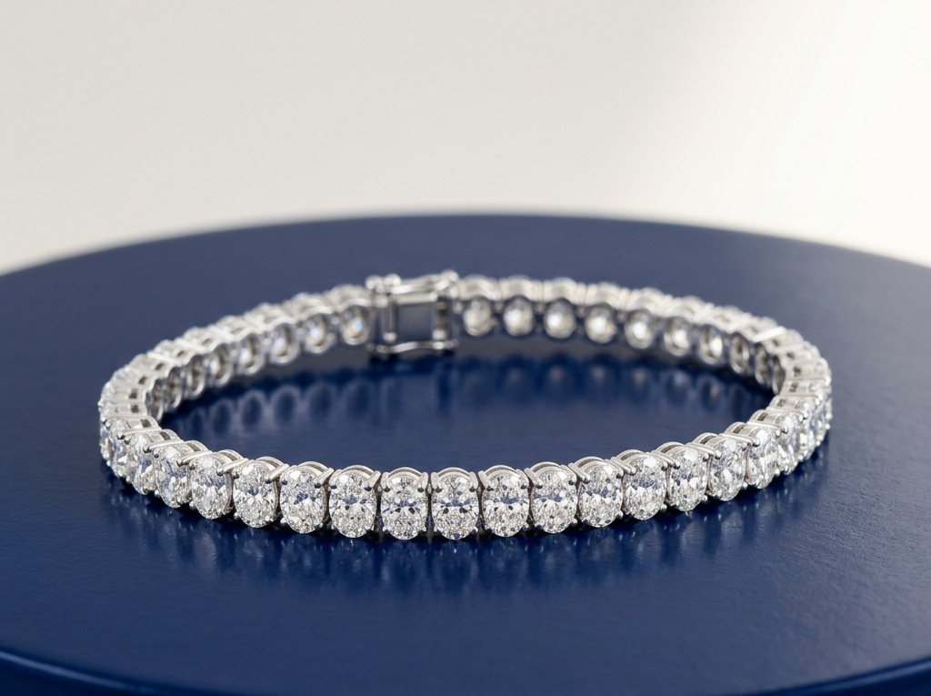 OVAL DIAMOND TENNIS BRACELET