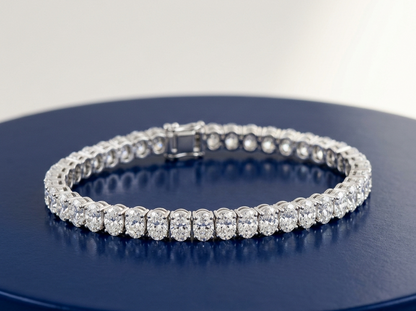 OVAL DIAMOND TENNIS BRACELET