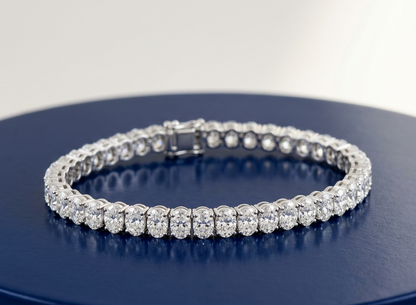 OVAL DIAMOND TENNIS BRACELET